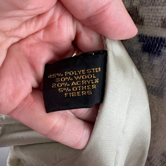 VTG Express Southwestern Wool-Blend Blazer Coat - Picture 7 of 7